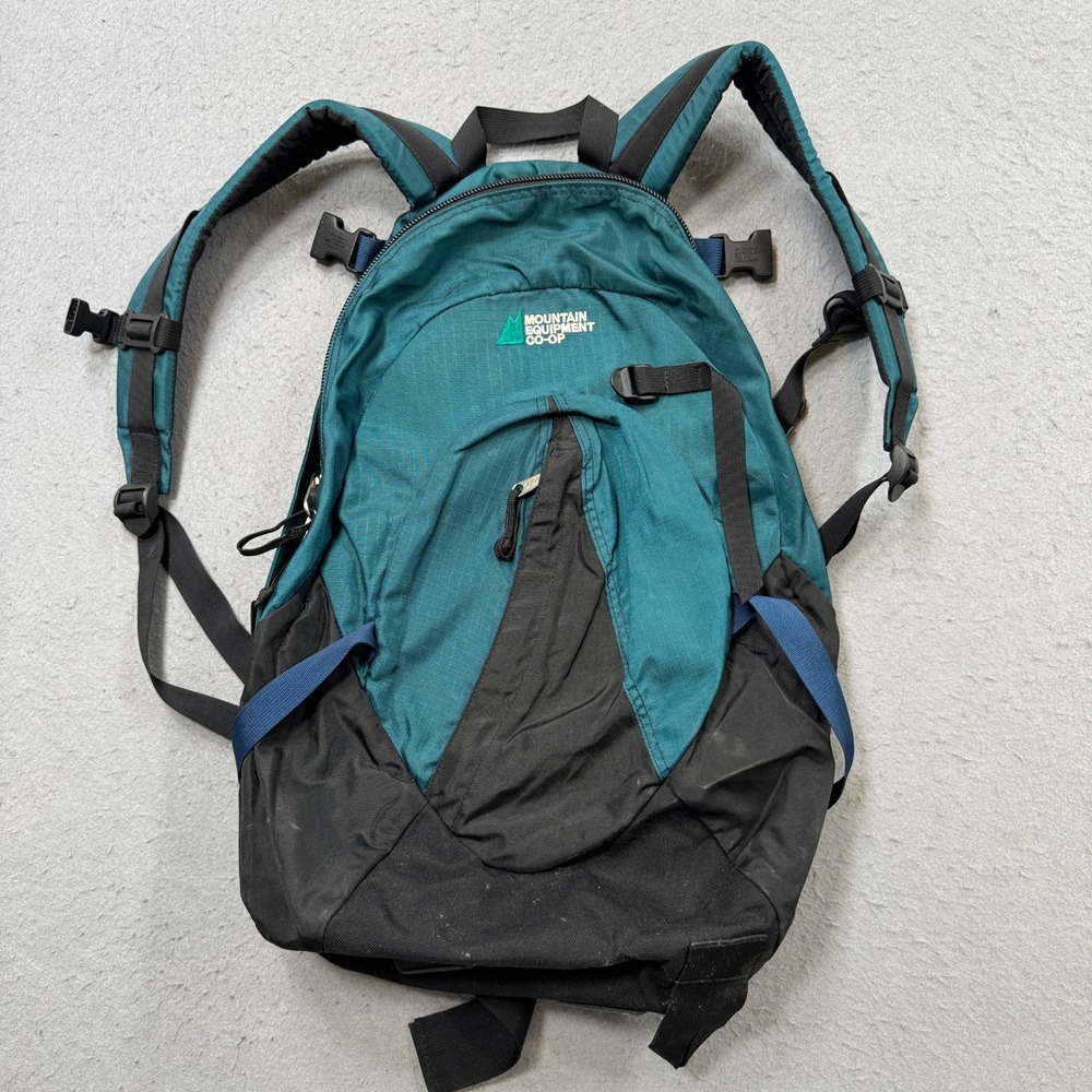 Mountain Equipment Backpack One Size Teal Black Hiking Outdoor Daypack Camping